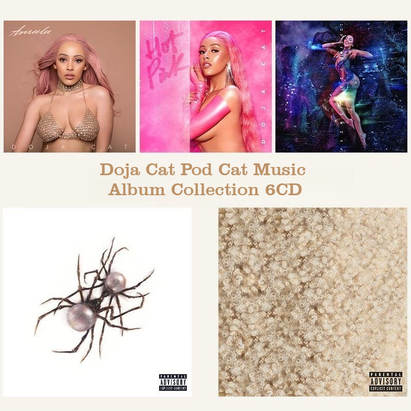 Audio Music Original - Doja Cat 6CD Music Album Collection,