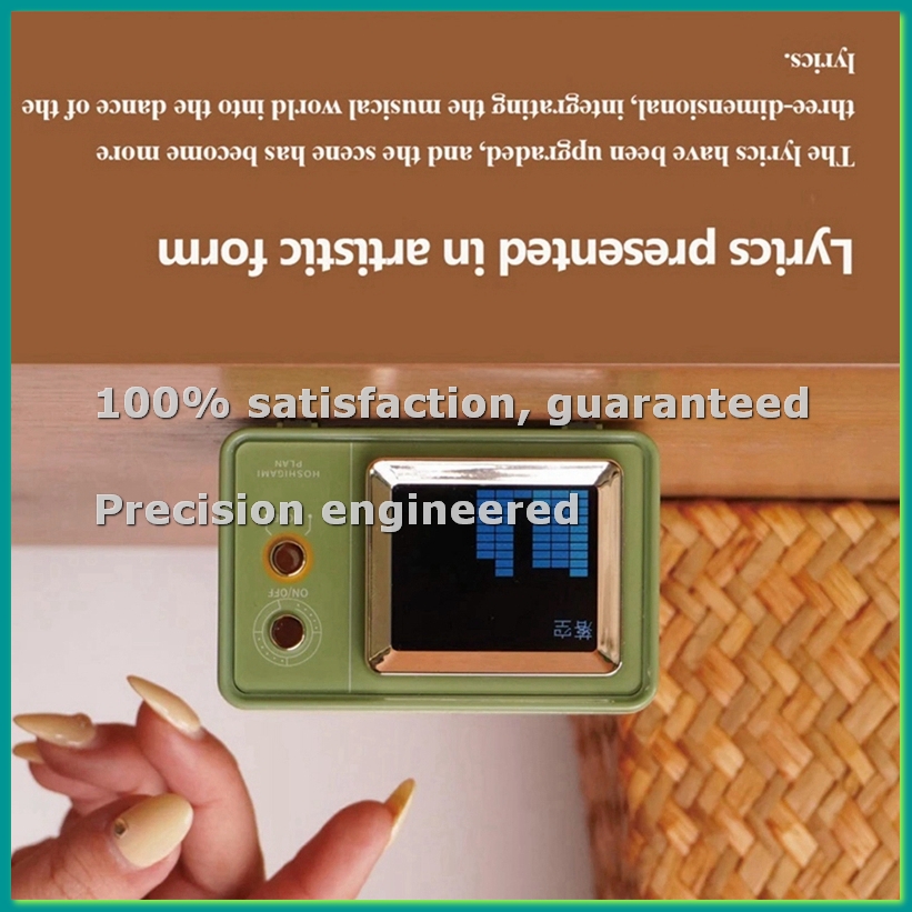 Audio Music Lyrics - Retro Bluetooth Speaker Vintage Audio Sound