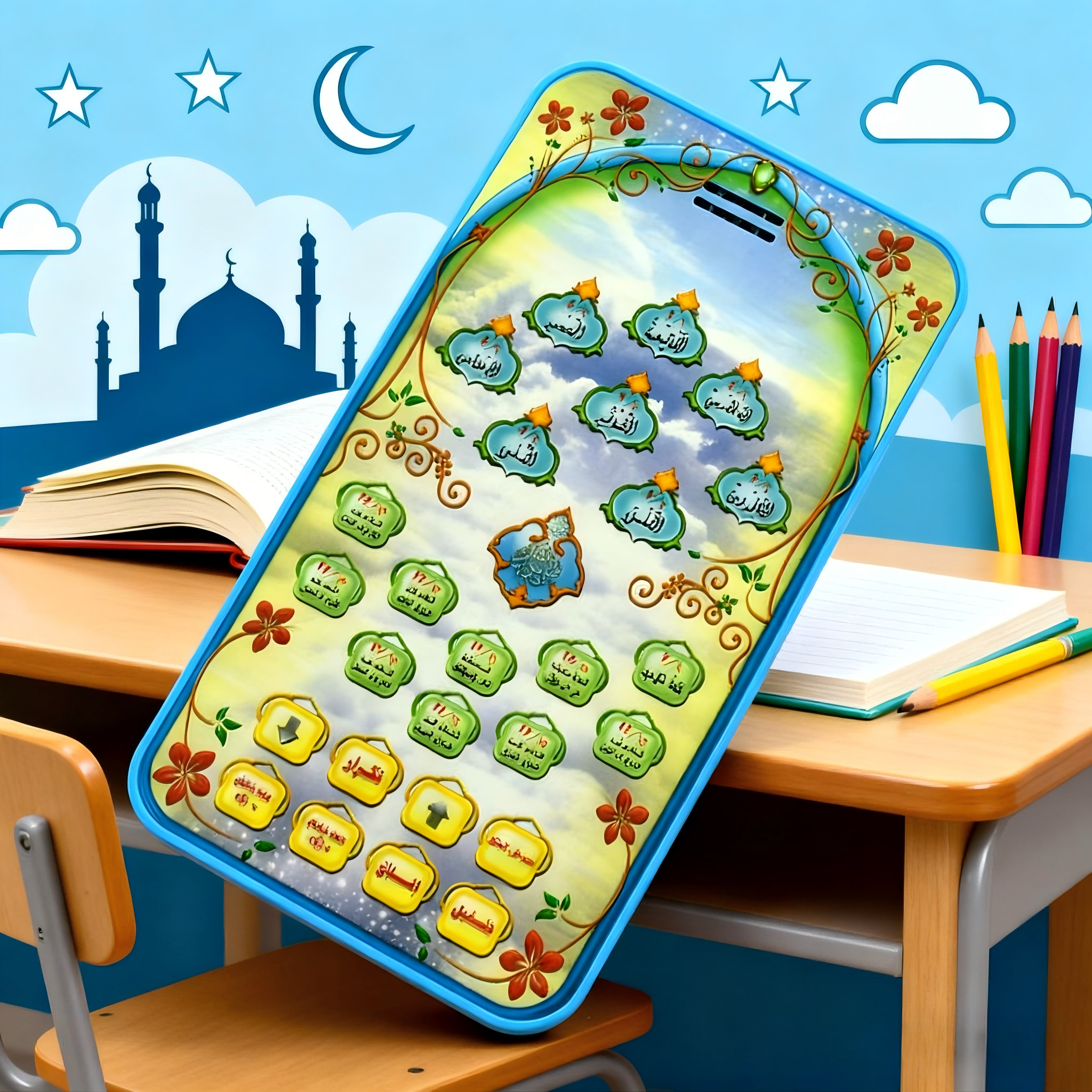 Audio Music Islamic - Islamic Quran Learning Tablet for Kids