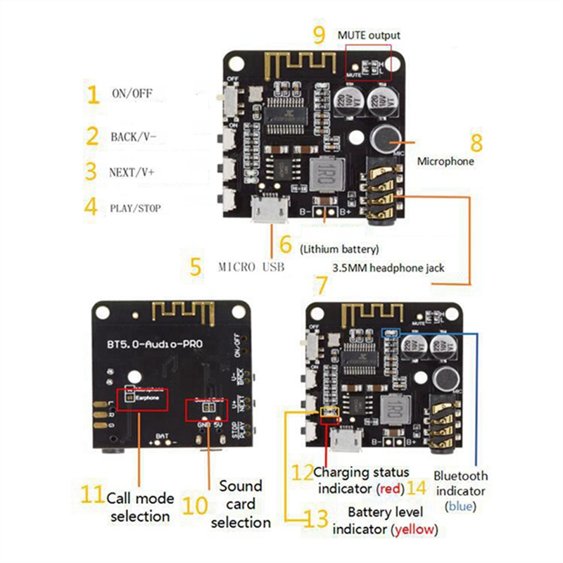 -A89Z 10PCS BT5.0 PRO Audio Re - Audio Music Cleaner recensione e prezzo
