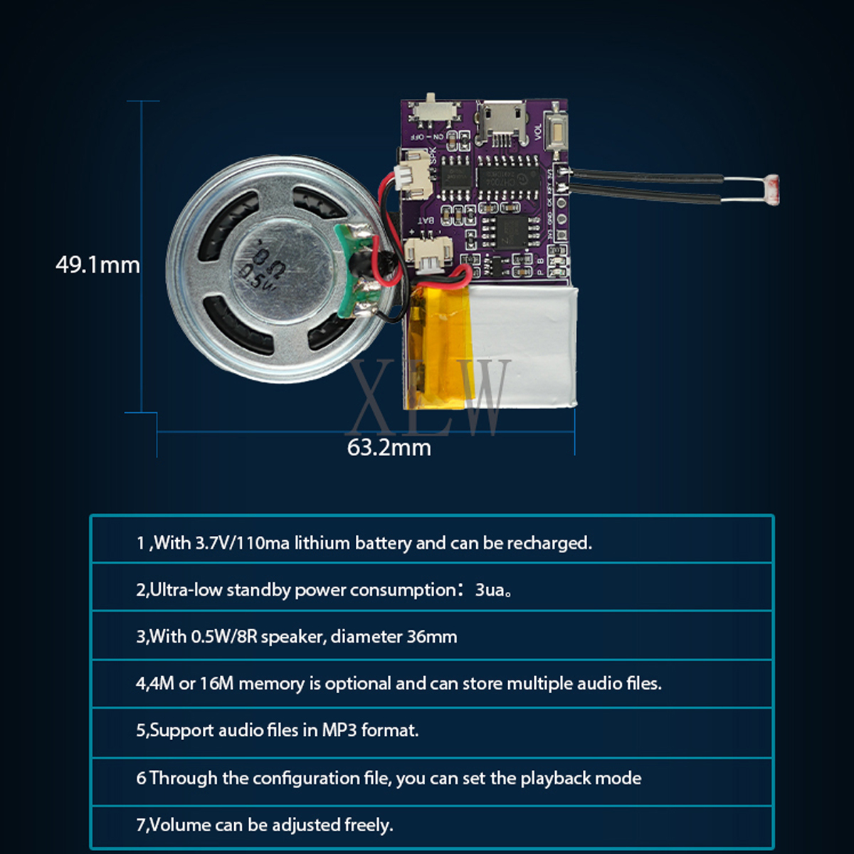 MP3 Music Sound Module, 4MB/16 - Audio Music App recensione e prezzo