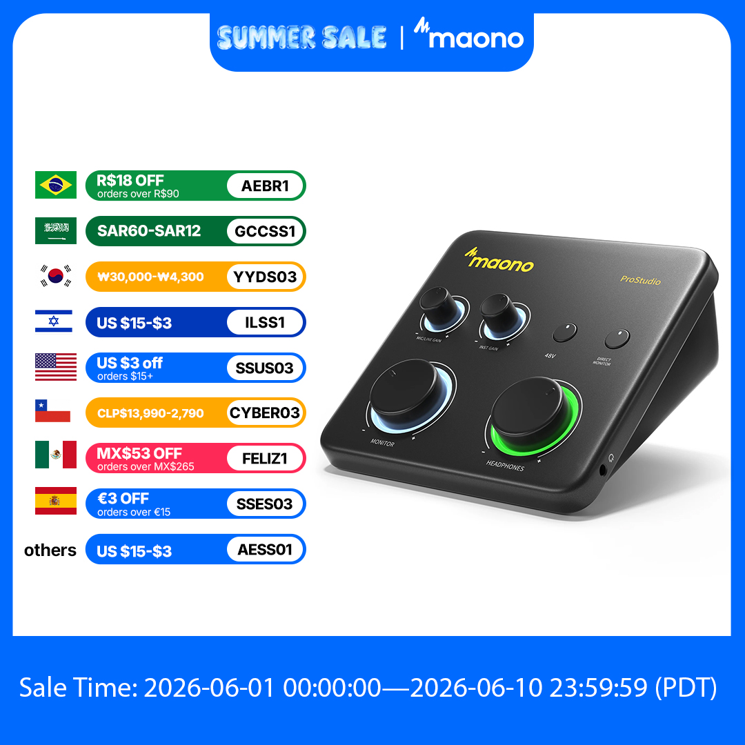 MAONO PS22 Lite USB Audio Inte - Audio Music Software recensione e prezzo