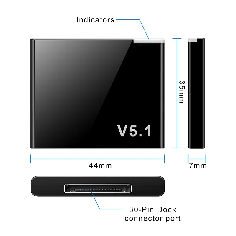 I-WAVE 30 Pin Bluetooth 5.1 Au - Audio Music Wave recensione e prezzo