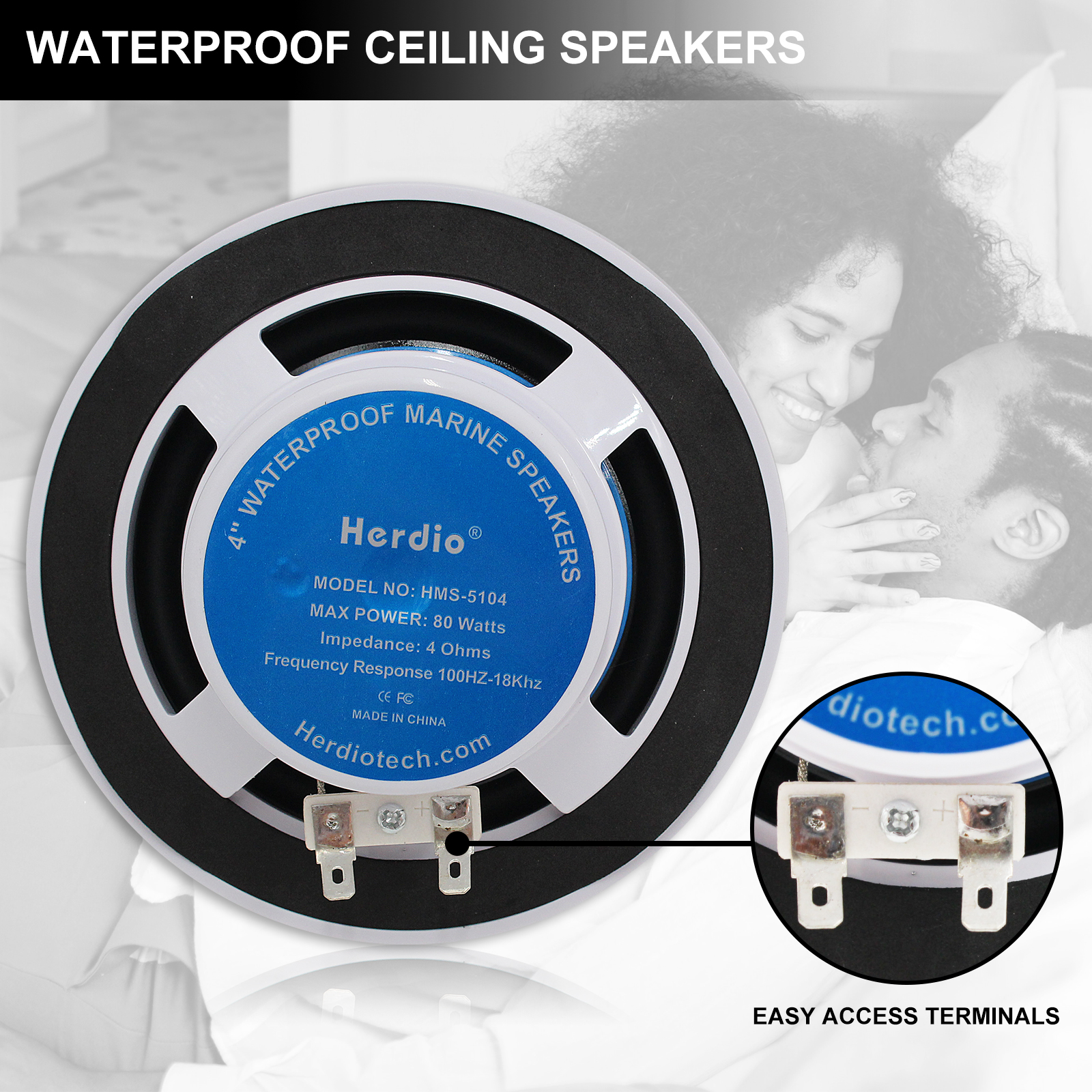 Herdio 4Pcs 320W Wall In Ceili - Audio Music Store recensione e prezzo