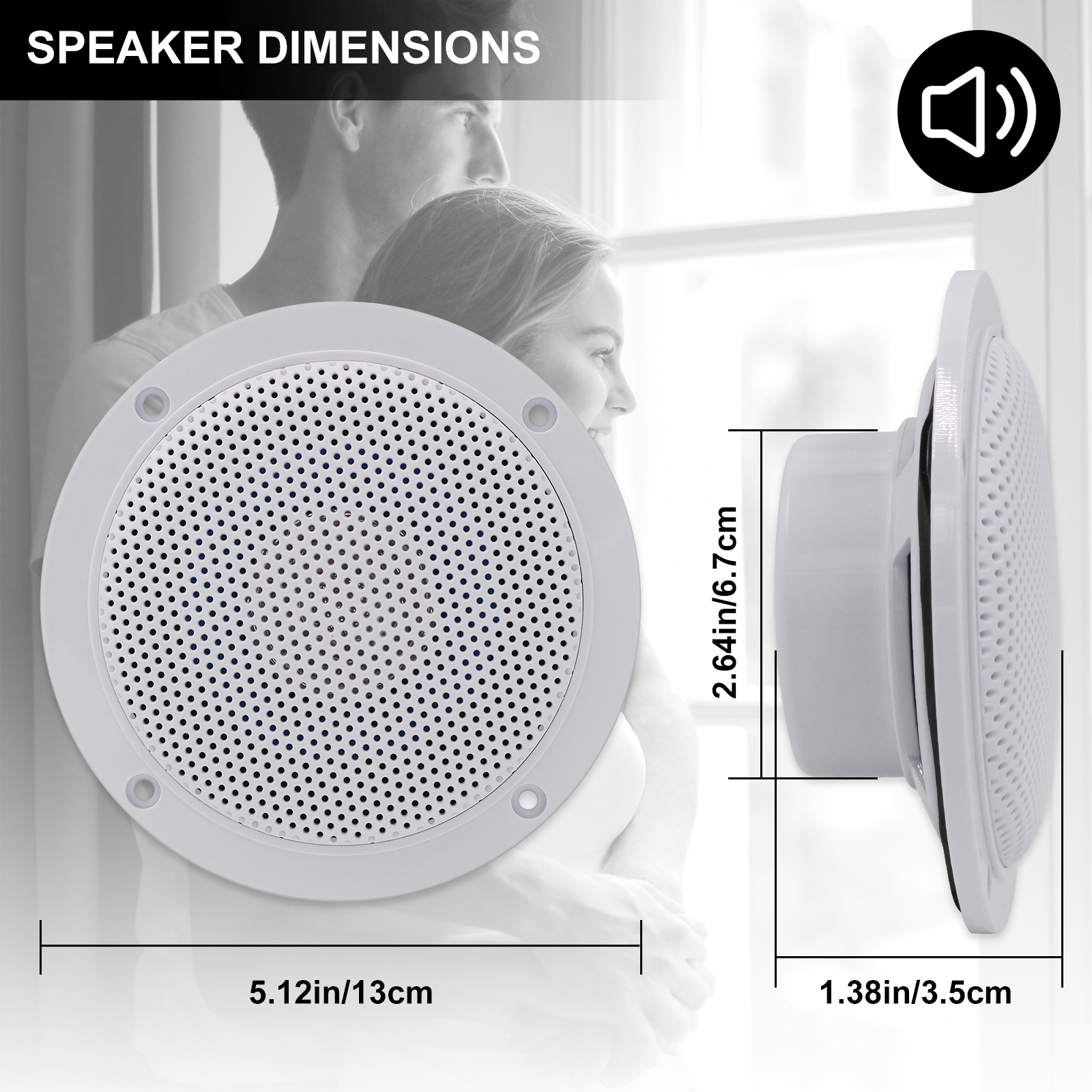 Herdio 4Pcs 320W Wall In Ceili - Audio Music Store recensione e prezzo