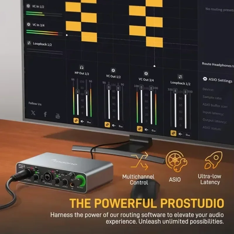 In stock MAONO PS22 Profession - Audio Music Software recensione e prezzo