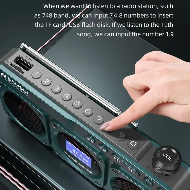 Portable F28 FM Radio Hi-fi So - Audio Music Lyrics recensione e prezzo